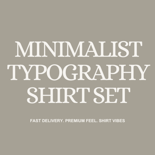 Minimalist Typography – Special Edition